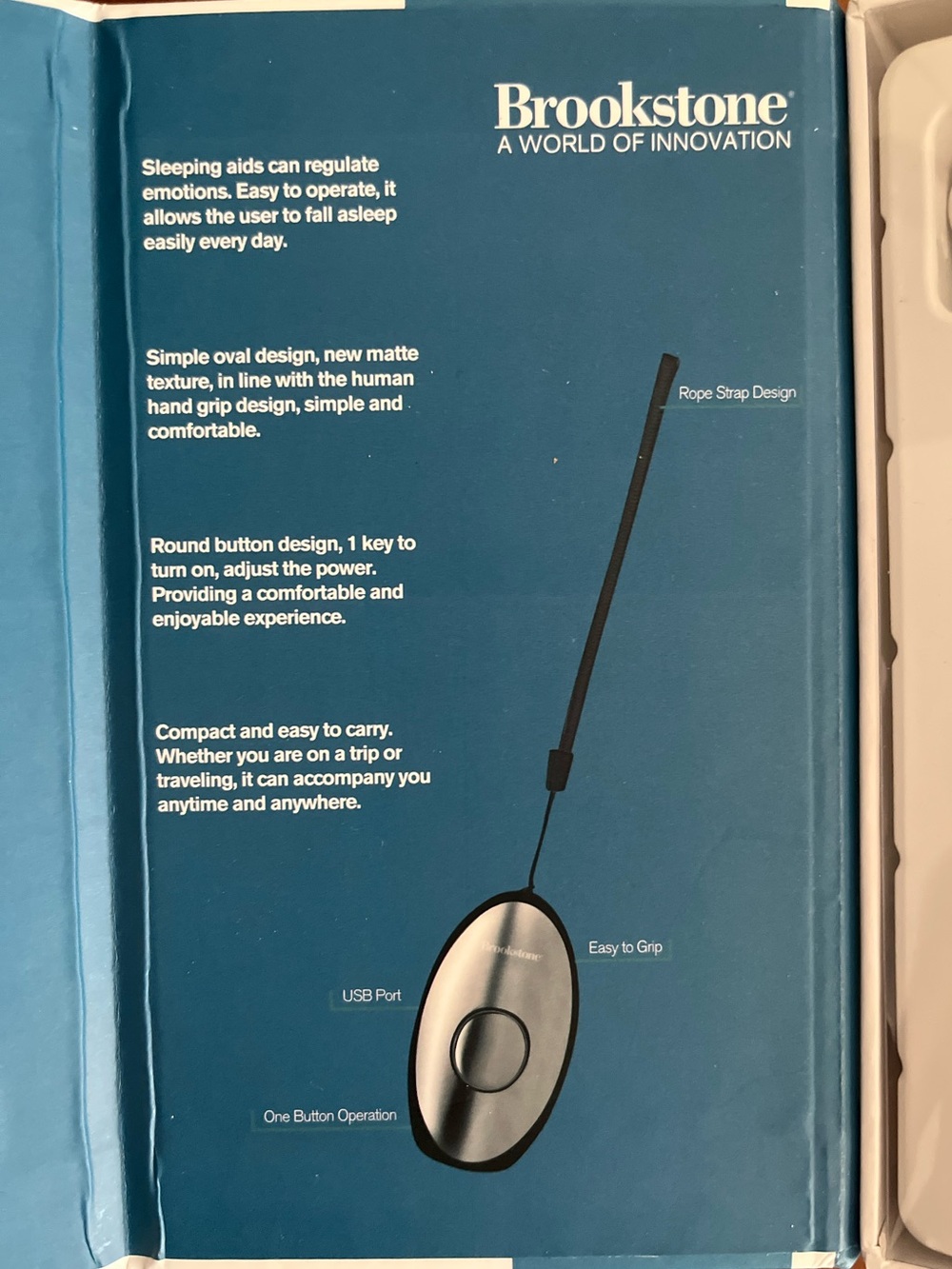 [NWT] Brookstone Handheld Sleep Aid - Picture 4 of 5